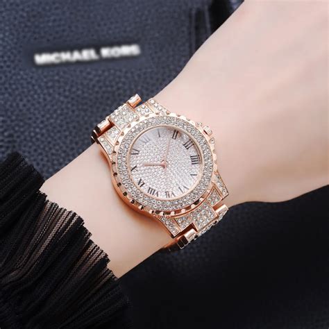 michael kors automatic watches|michael kors iced out watch.